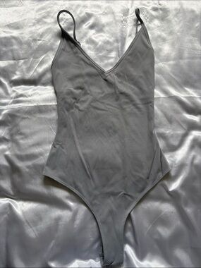 Garage Gray V-Neck Kids One-Piece Bodysuit